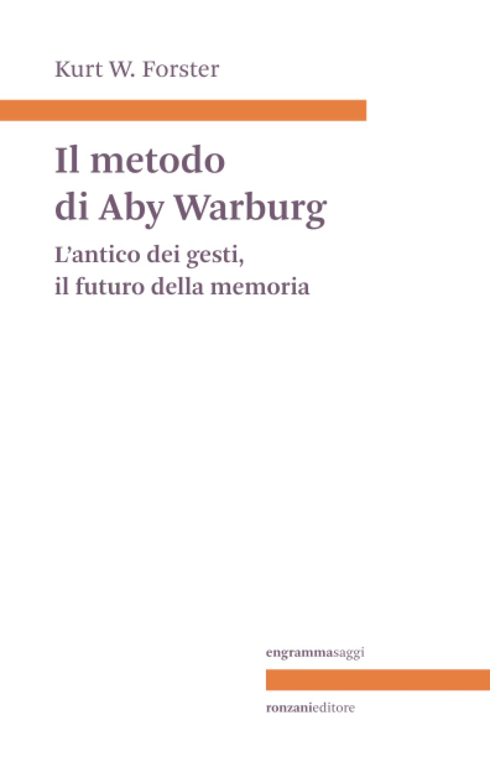 Il metodo di Aby Warburg: L’antico dei gesti il futuro della memoria (Italian Edition)