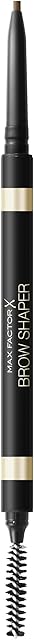 Max Factor Brow Shaper automatyczna kredka do brwi ze szczoteczką, podkreśla i wypełnia brwi, nr 10  Blonde