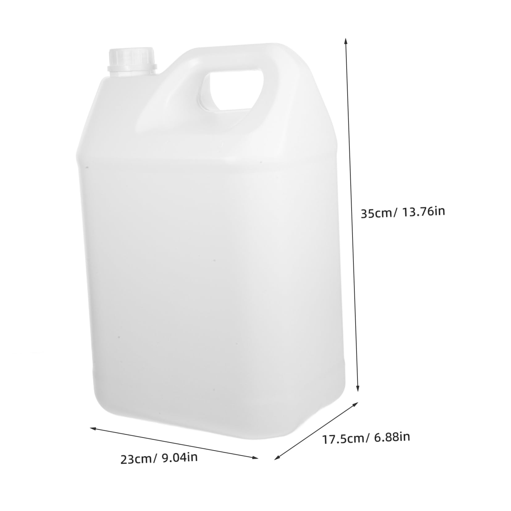 PRETYZOOM Chemical Storage Container with Lid Liquid Jug for Oil Water Multi Functional Reusable Storage for Camping Safe Sealing Light Protection