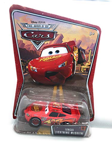 Disney Pixar Cars Race-O-Rama Lengua Rayo McQueen Vehículo fundido a presión escala 1:55