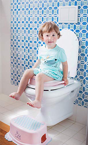 Toiletbril kinderen druppeltjes trainer Tega® Peppa Pig anti-slip veilig TÜV (Aqua BLAU) - Afbeelding 6