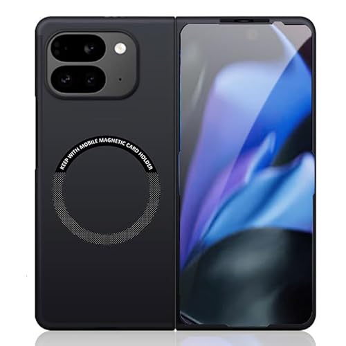 FLURIKA for }OlbgΉ Google Pixel 9 Pro Fold P[X [MagSafe[dΉ] ^yPCobN ~ߑϏՌP[X, Black