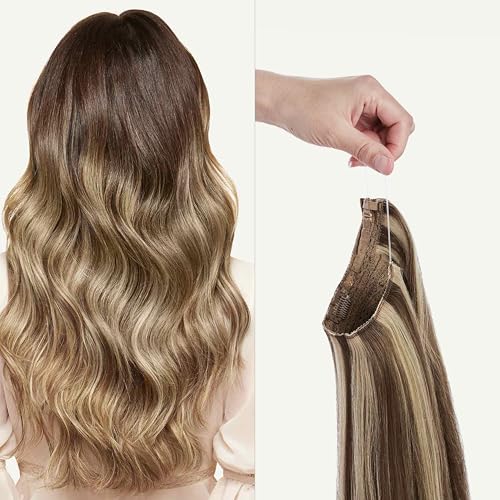 Luxy 100% Remy Human Hair – Halo Clip-In Hair Extensions