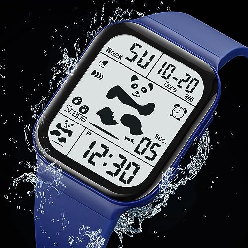 Gosasa Fashion Unisex Digital Sport Watch Easy to Read Big Face Large Number Display 50M Waterproof Outdoor Casual Wristwatch for Men Women3
