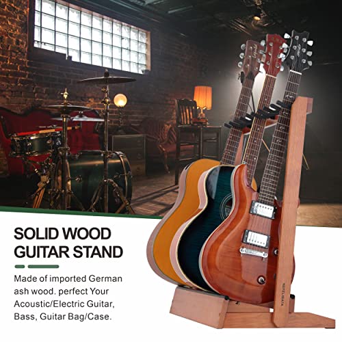 image for Nefelibata Multiple Guitar Stand 5 Holders Wooden Guitar Stands Floor 