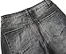 Atditama Wide Leg Jeans for Women Mid Rise Straight Leg Bootcut Stretchy Relaxed Boyfriend Mom Jeans Black US 4-6