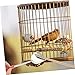 BESPORTBLE 2pcs Parrot Cage Cleaning Tool Set Brush and Shovel for Pet Bird Care for Pets Create Living Environment Selection