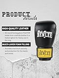 BENLEE 1100/194006 Rocky Marciano Leder Boxhandschuh“Fighter“, Schwarz/Rot (black/red), GröM-_e: 16 oz - 7
