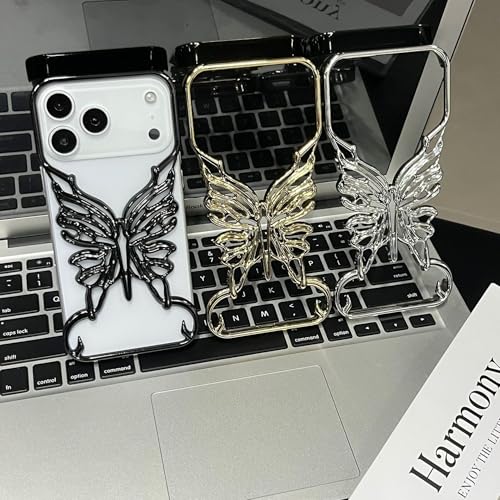 Coque iPhone 17 Pro anti-chocs et anti-surchauffe motif papillon