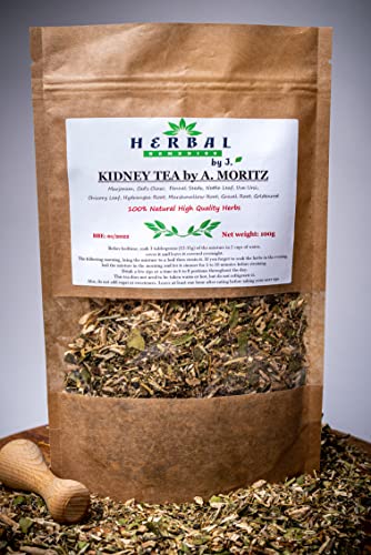 Herbal Remedies by J. Kidney Tea for UTI and Urinary Support, 100g