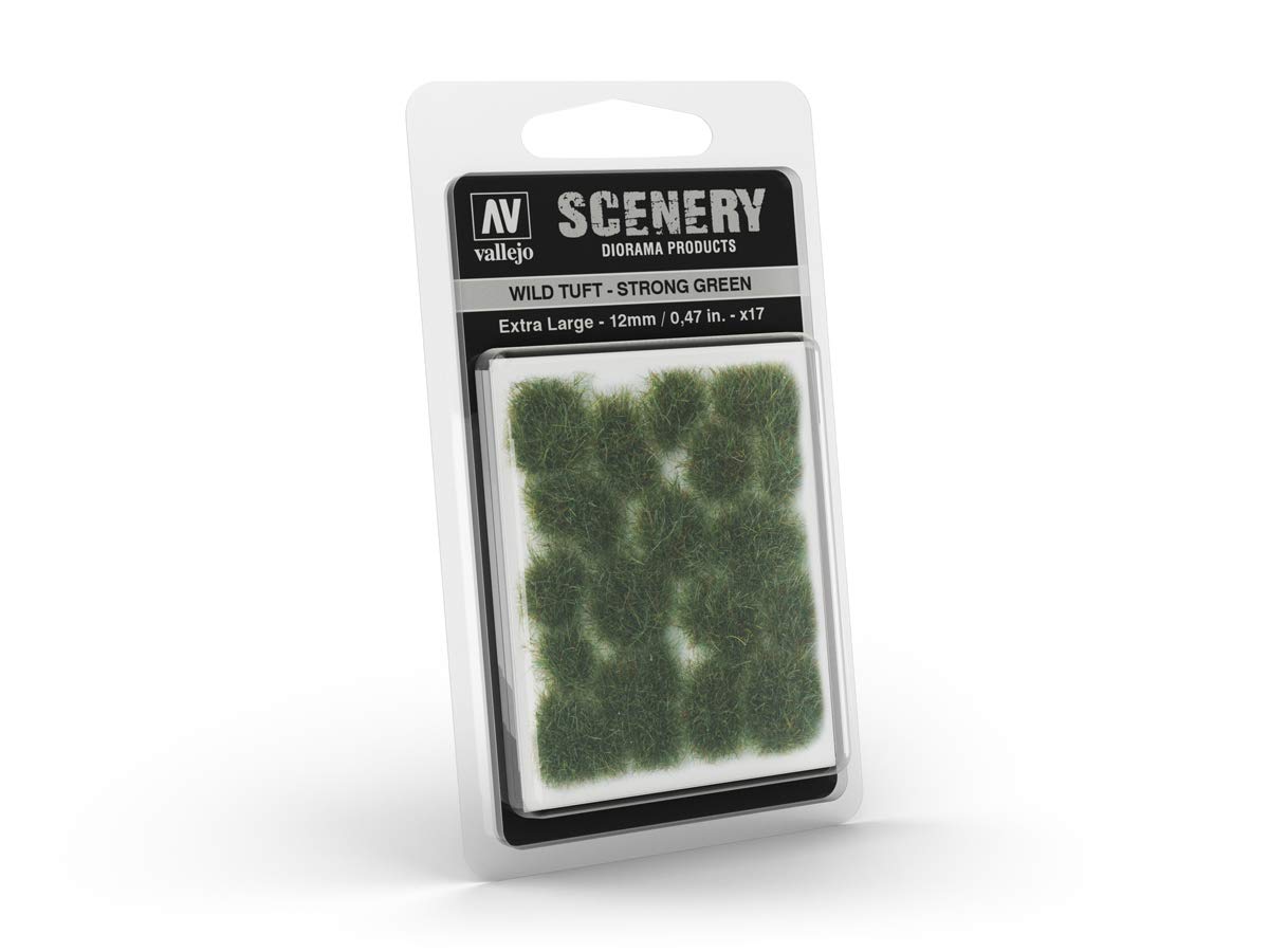 Vallejo Scenery SC427 Wild Tuft - Strong Green