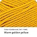 Lion Brand Yarn, 24/7 Cotton Mercerized Lightweight Yarn for Knitting, Crochet, and Crafts, Goldenrod, 1 Pack, 185 Yards of Natural Fiber for Breathable Tops, Durable Bags, and Easy-Care Dish Cloths