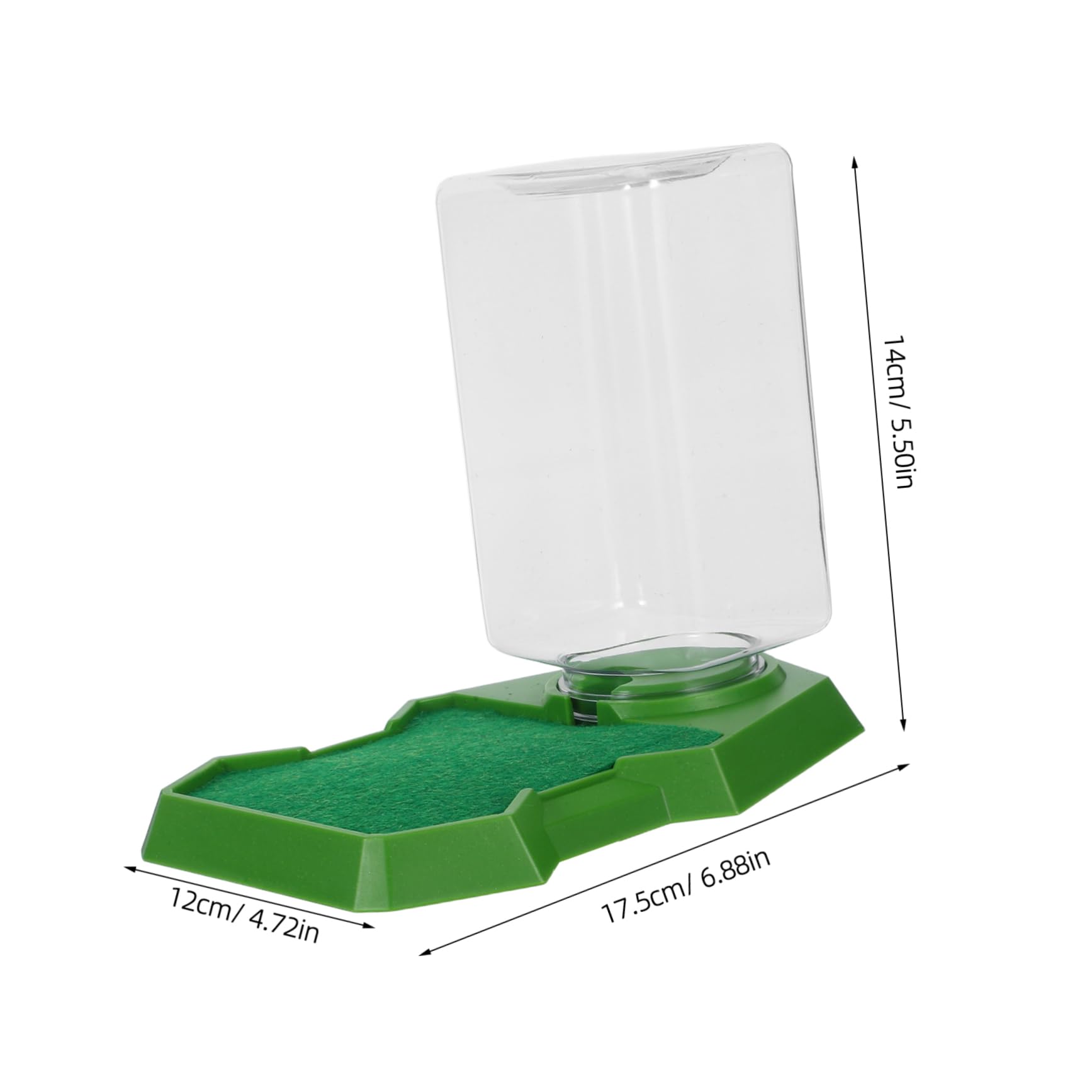 GANAZONO Reptile Water Bowl: Reptile Feeding Box Feeding Tool Accessories for Tortoise and Gecko Lizard Water Dispenser for Hydration