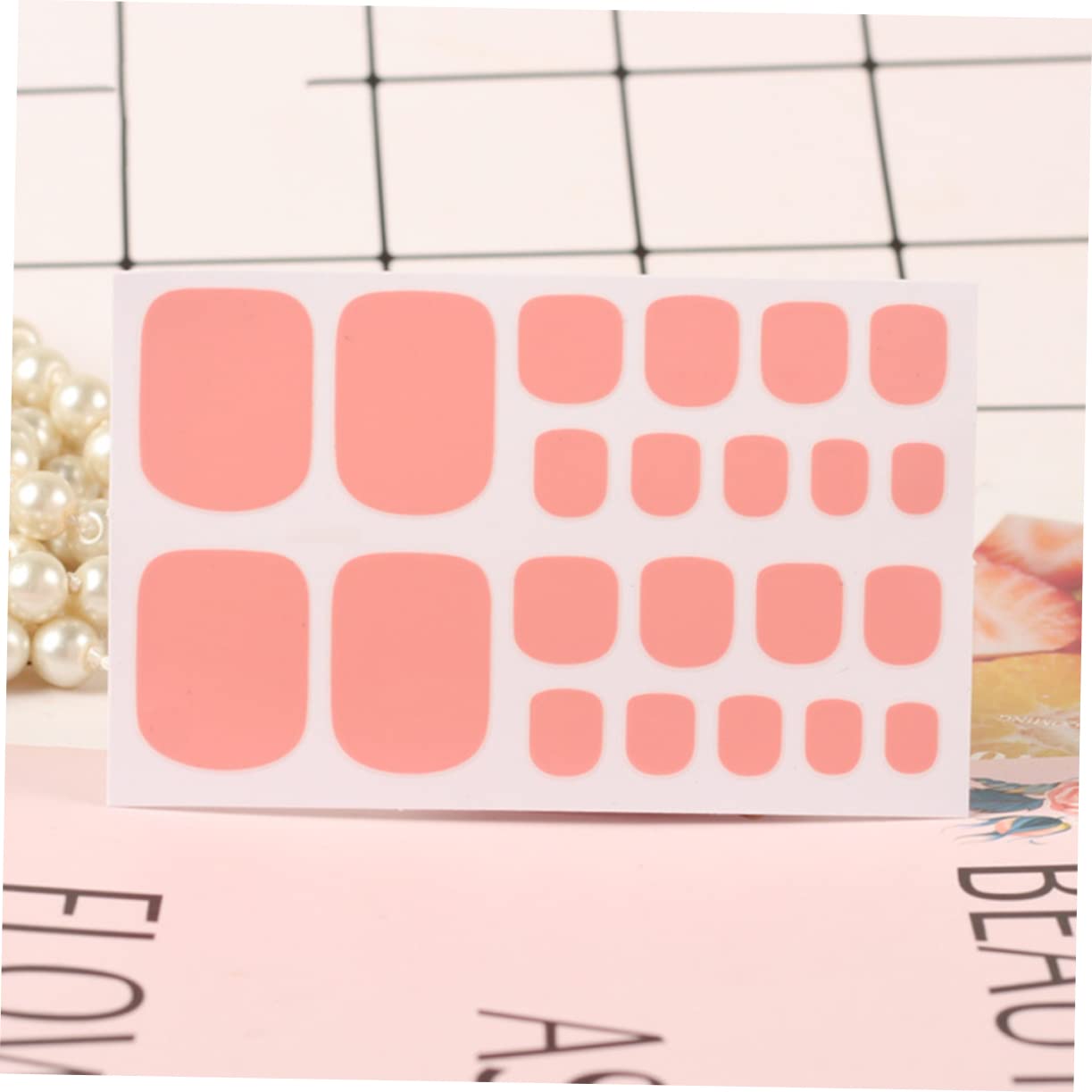 VALICLUD 4 set Adesivi Per Unghie Dei Piedi Decalcomanie Decorazioni Per Unghie Adesivi Per ie Auto Per ie Glitterati Per ie Per 12 fogli*4