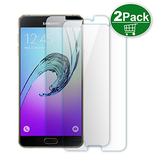 Galaxy Note 5 Glass Screen Protector,TechRise 2-Pack Samsung Galaxy Note 5 Ultra-Clear Premium Tempered Glass Screen Protector Film with 9H Hardness and Easy Bubble-Free Installation.