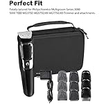 ProCase Hard Travel Case for Philips Norelco Multigroom Series 3000 5000 7000 MG3750 MG5750/49 MG7750/49 Men's Electric…