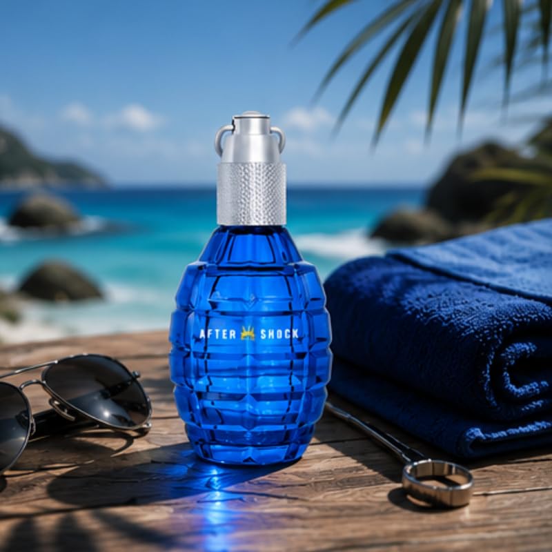 Image of Aftershock Icefox Eau De Parfum for Men 200ml | Long Lasting Perfume | Woody Aromatic Fragrance with Fresh Spicy, Lavender Fruity Notes | Masculine Luxury Scent for Daily & Evening Occasions