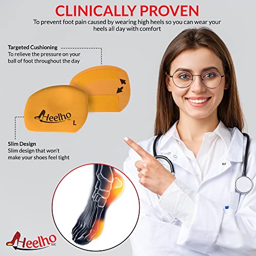 Living in High Heel Hell? Our High Heel Insert Solves Ball of Foot Pain with a Metatarsal Haven!
