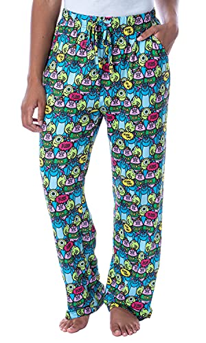 Disney Womens' Monsters University Scare Time Mu Character Pajama Pants (M) Multicolored #TOP14