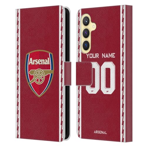 Coque Samsung S23 FE Arsenal FC, étui portefeuille cuir et protection personnalisée