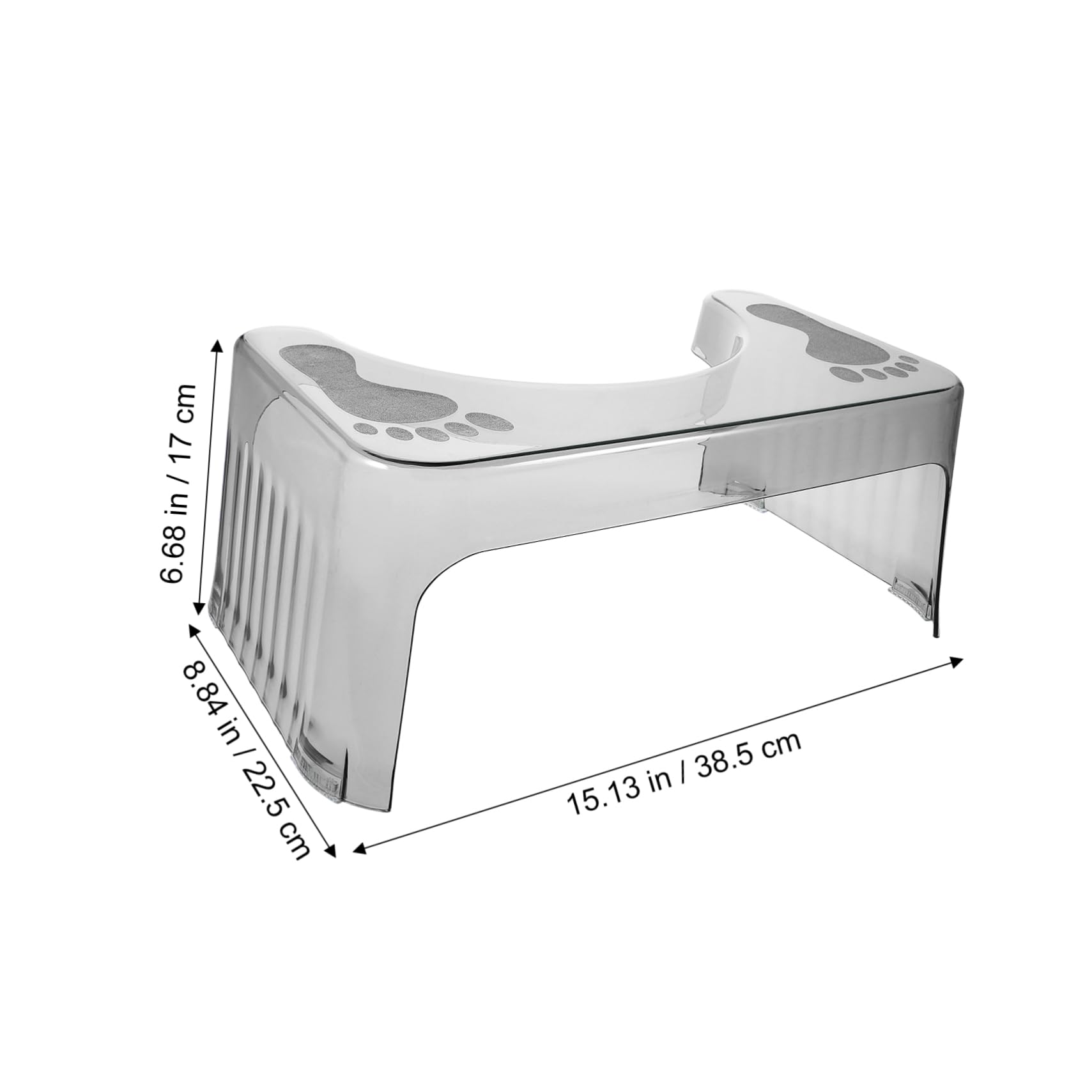 Sgabello Per Wc Gradino Antiscivolo Rialzato Per Bambini Resistente E Comodo Per Uso Domestico in Bagno
