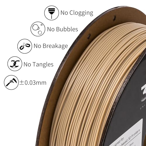 Image of INLAND Micro Center PLA+ 3D Printing Filament 1.75mm - PLA Pro Dimensional Accuracy + /- 0.03 mm - 1kg Cardboard Spool (2.2 lbs) (2 Pack Bone White, 1.75mm)