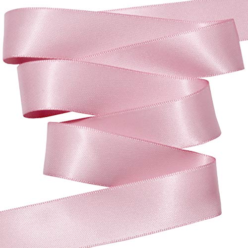Image of Morex Ribbon 08822 /50-158 Double Face Satin Ribbon, 7 /8 inch x 50 Yd, Quartz