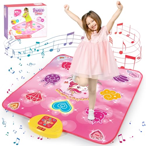 Unicorn Dance Mat, Unicorn Toys for Girls Age 4-6, Girls Toys Age...