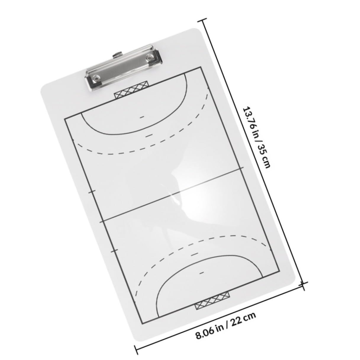 MERRYHAPY Tablero de Entrenamiento de Balonmano Borrable en Seco, Juego de 2 Piezas, Portapapeles Táctico para Entrenadores, Material Deportivo para Formación de Equipos