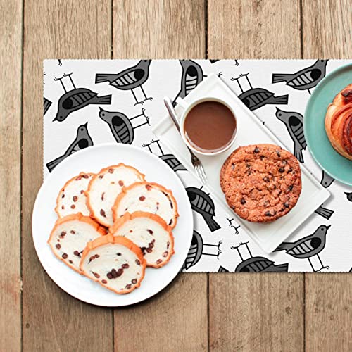 Set de table oiseau en tissu Oxford de qualité supérieure et durable