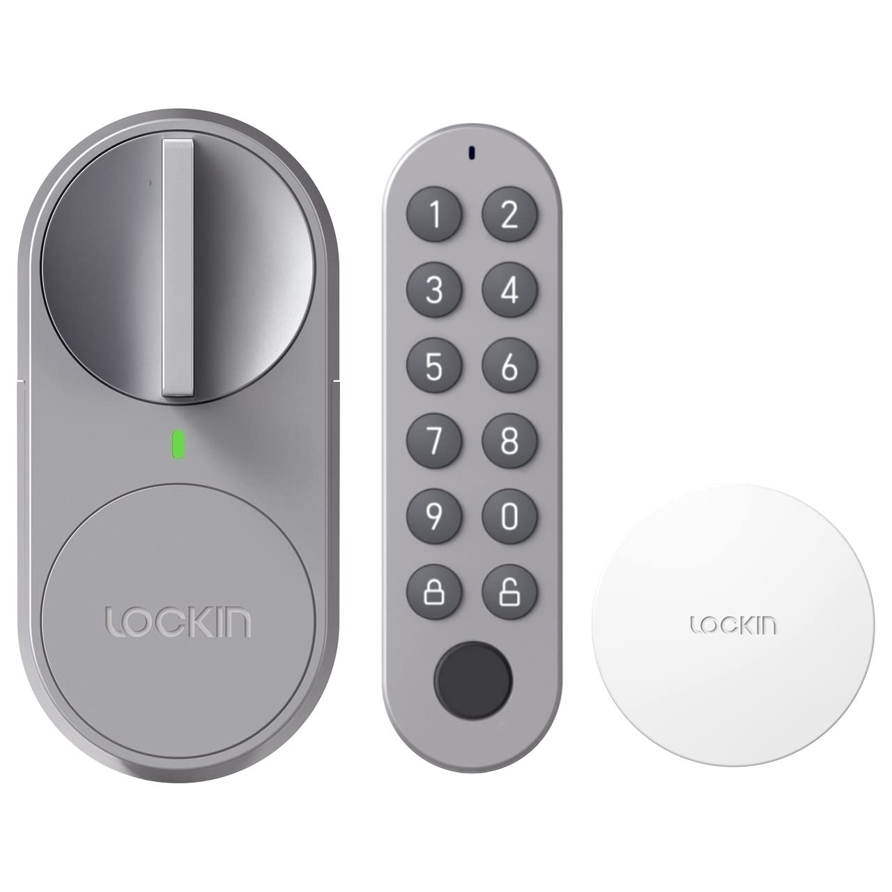 Lockin G30 Keypad Pro Smart Lock avec authentification d'empreintes digitales, rétrofité, anti-chute, compatible Alexa, verrouillage automatique, code PIN, télécommande, serrure de porte, serrure de