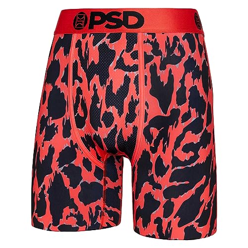 PSD Men's Boxer Briefs - Animal Instinct 3 Pack, 7 Inch Inseam, Stretchy Moisture-Wicking Boxer Briefs for Men Pack, XX-Large3