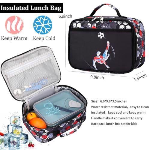 Image of Ladyzone Camo School Backpack Lunch Box Set Lightweight Schoolbag Travel Camp Outdoor Daypack