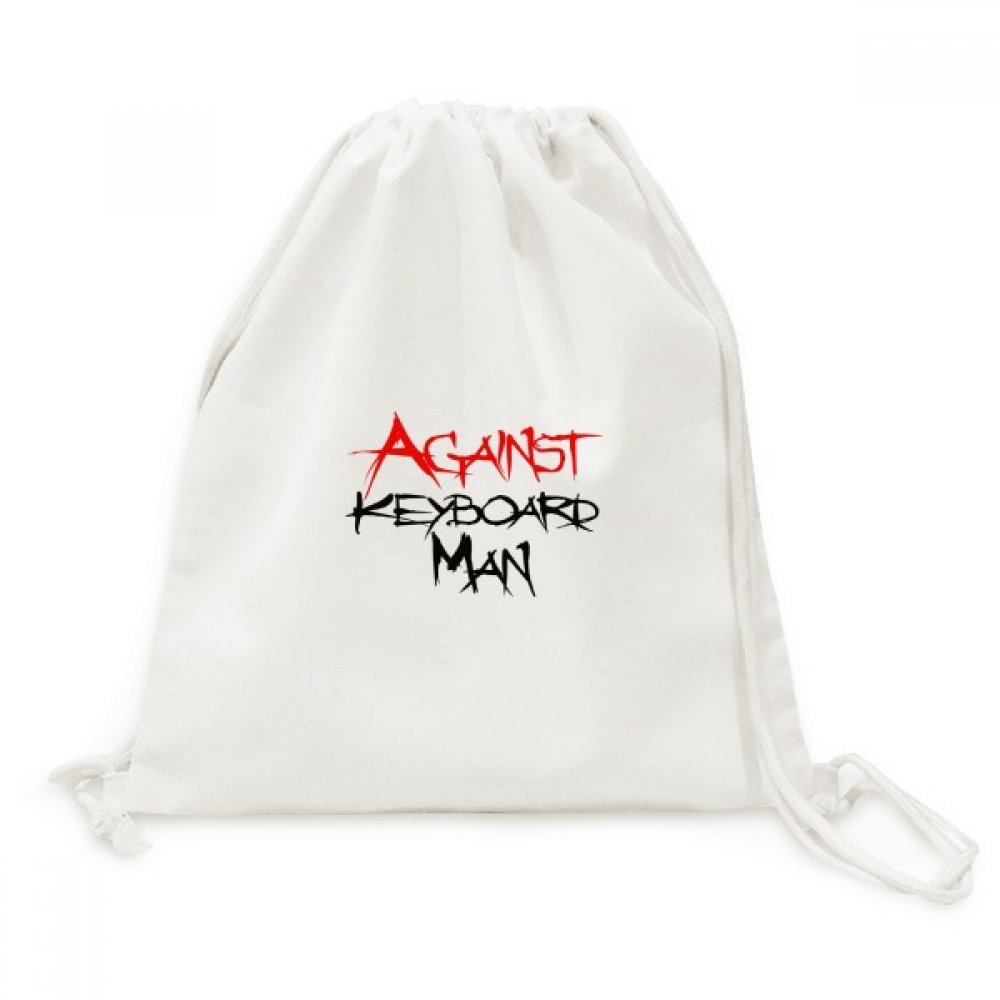 Toile drawstring backpack en coton résistant avec fermeture par cordon - 5
