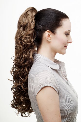 WIG ME UP - N310-14 Hairpiece ponytail extension very long massive volume voluminous curly amazing curls kinks dark ash blond 23inch - Image 4