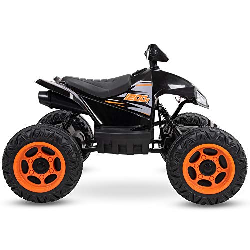 Huffy Kids Electric Battery-Powered Ride-On Atv Truck W/Lights, Sounds & Mp3 Player, Black (17299P) #TOP1