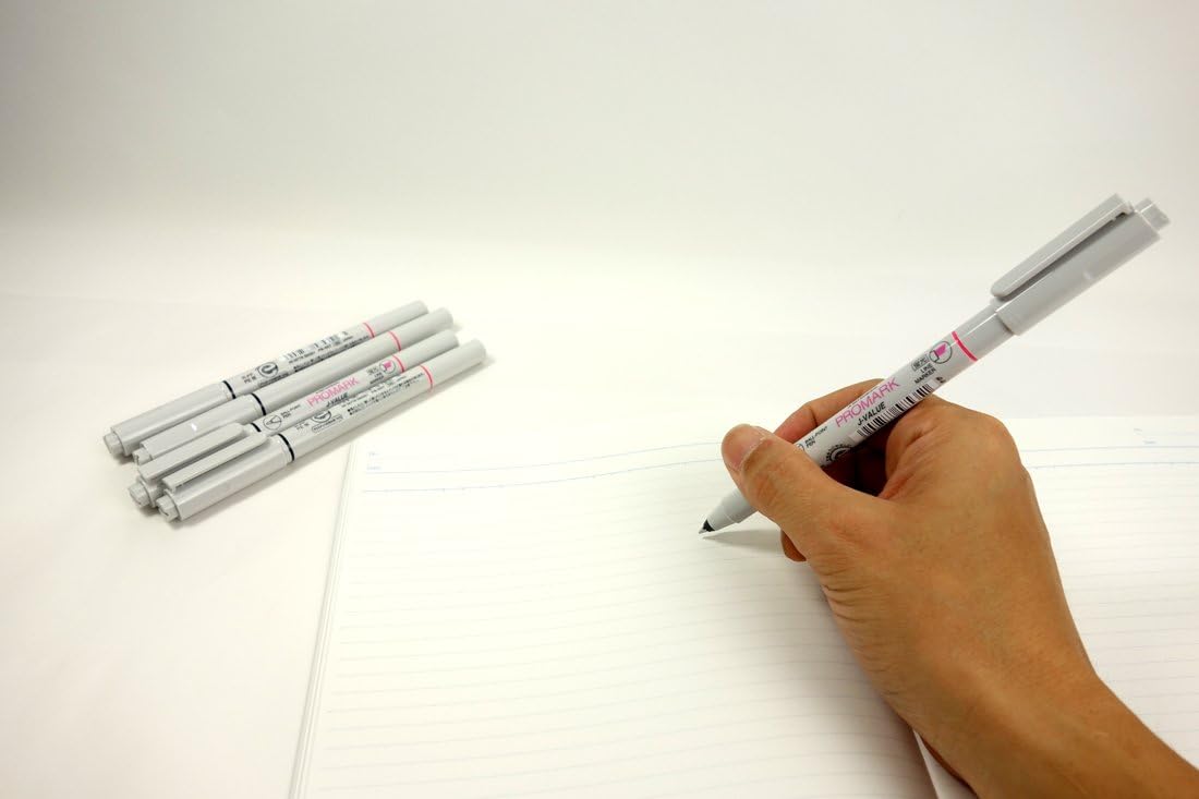 三菱鉛筆 Mitsubishi Pencil Highlighter with Ballpoint Pen Pro Mark PB105T.13 Peach, 10 Count