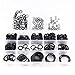 300PCS O Ring Kit Set,18 Size Rubber O Ring Assortment Hose Washers for Automotive Repair,Air or Gas Connections,Professional Car Accessories O-Rings Gaskets Washers (300Pcs)