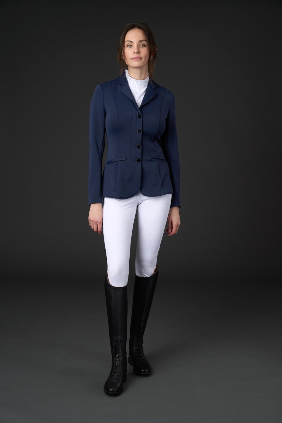 Equipage Damska kurtka turniejowa Monroe Navy