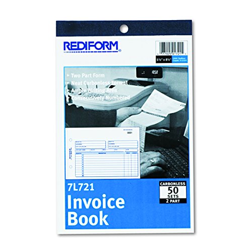 Carnet de factures double autocopiant Rediform 7L721 de 50 feuillets - 2