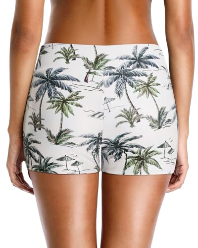 Image of Yonique Womens Swim Shorts Bathing Suits Bottoms Swimsuit Bottoms(Available in Plus)