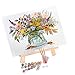 TSVETNOY Paint by Numbers Kit for Adults on Framed Canvas 16 x 20 - Adult Paint by Number Kits with Acrylic Paints 3 Brushes - DIY Oil Painting Flowers for Beginners - Autumn Bouquet