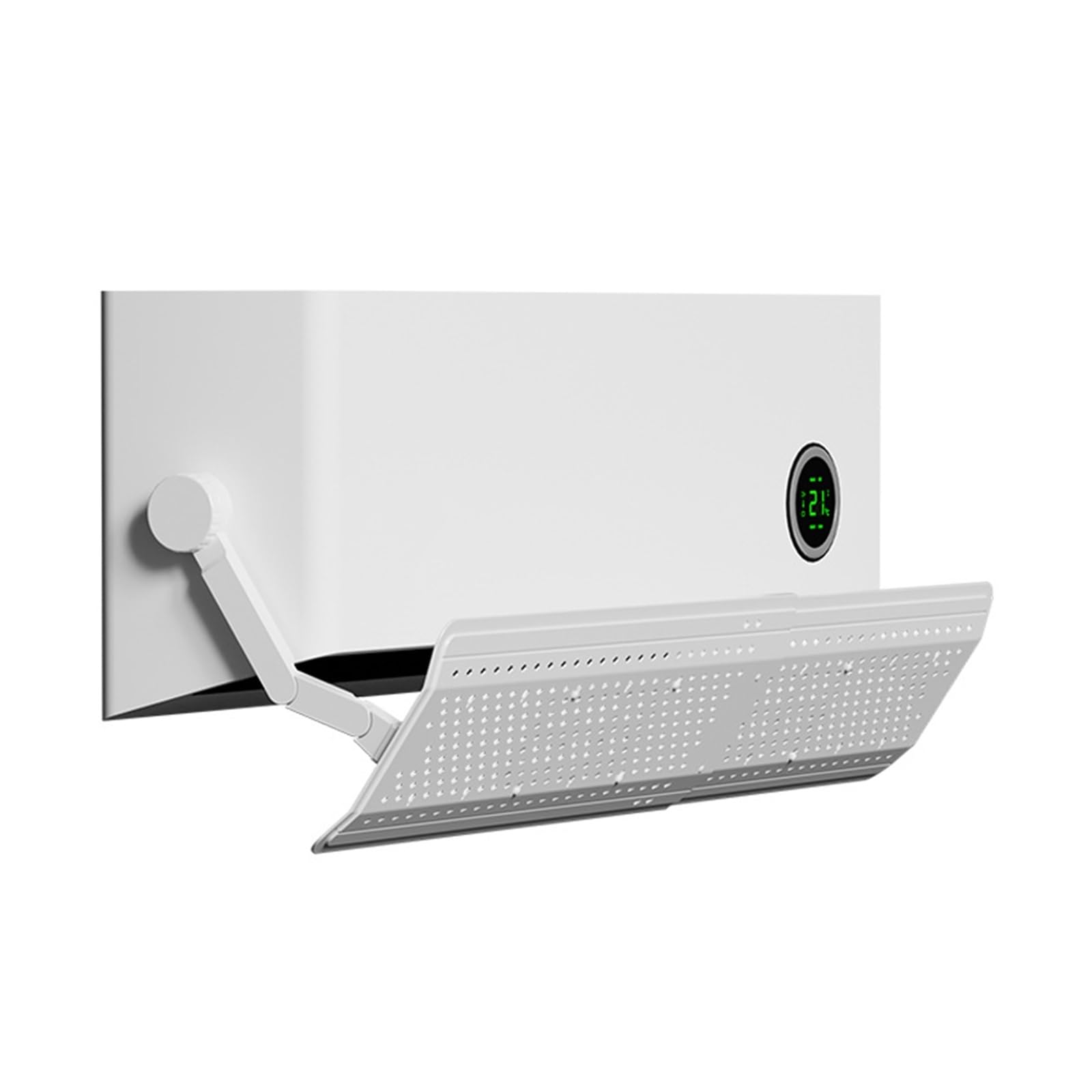 Juskaqzyi White Air Conditioner Deflector Adjustable Anti Direct Blowing Split Deflector Wind Baffles
