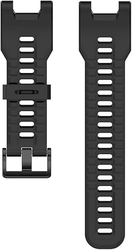Miniatura 2 de Bandas compatibles con Amazfit T-Rex A1918 Correa de goma suave para reloj inteligente T-Rex (negro)
