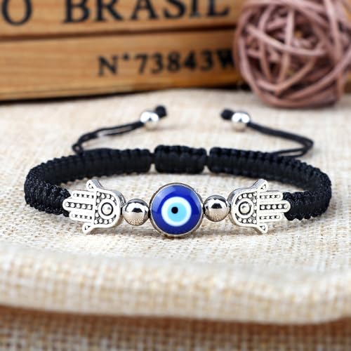 Hamsa Evil Eye Red String Bracelet for Men Women Men Handmade Rope Lucky Protection Bracelet2