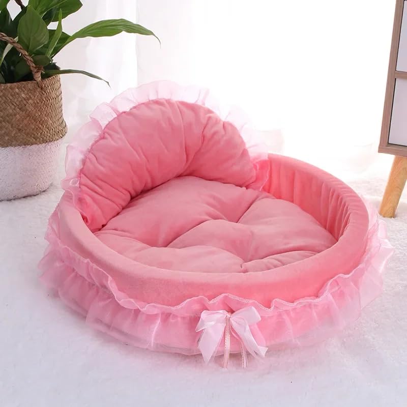 ROYALS RORE Dog Bed & Cat Bed for Winters Washable Reversible Pet Beds Pink Anti Slip Hand OR Machine Washable (S) (B0CNTJ1177) Amazon Price History, Amazon Price Tracker