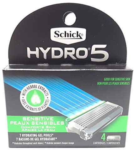 SCHICK HYDRO 5 4CT REFILL SENSITIVE - Pack of 3