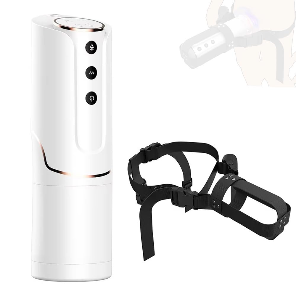 Elektrisch Masturbator Für Manner mit 10 Teleskop Rotierende Funktion, Tragbar Handfrei Blowjob Masturbieren Cup, Taschenmuschi Penispumpe Erotik Sex Spielzeug