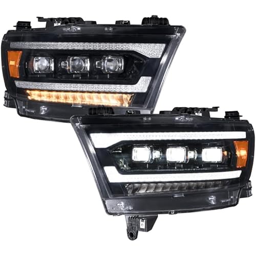 Sequential LED Headlights compatible with Ram 1500 2019-2024 (pair)