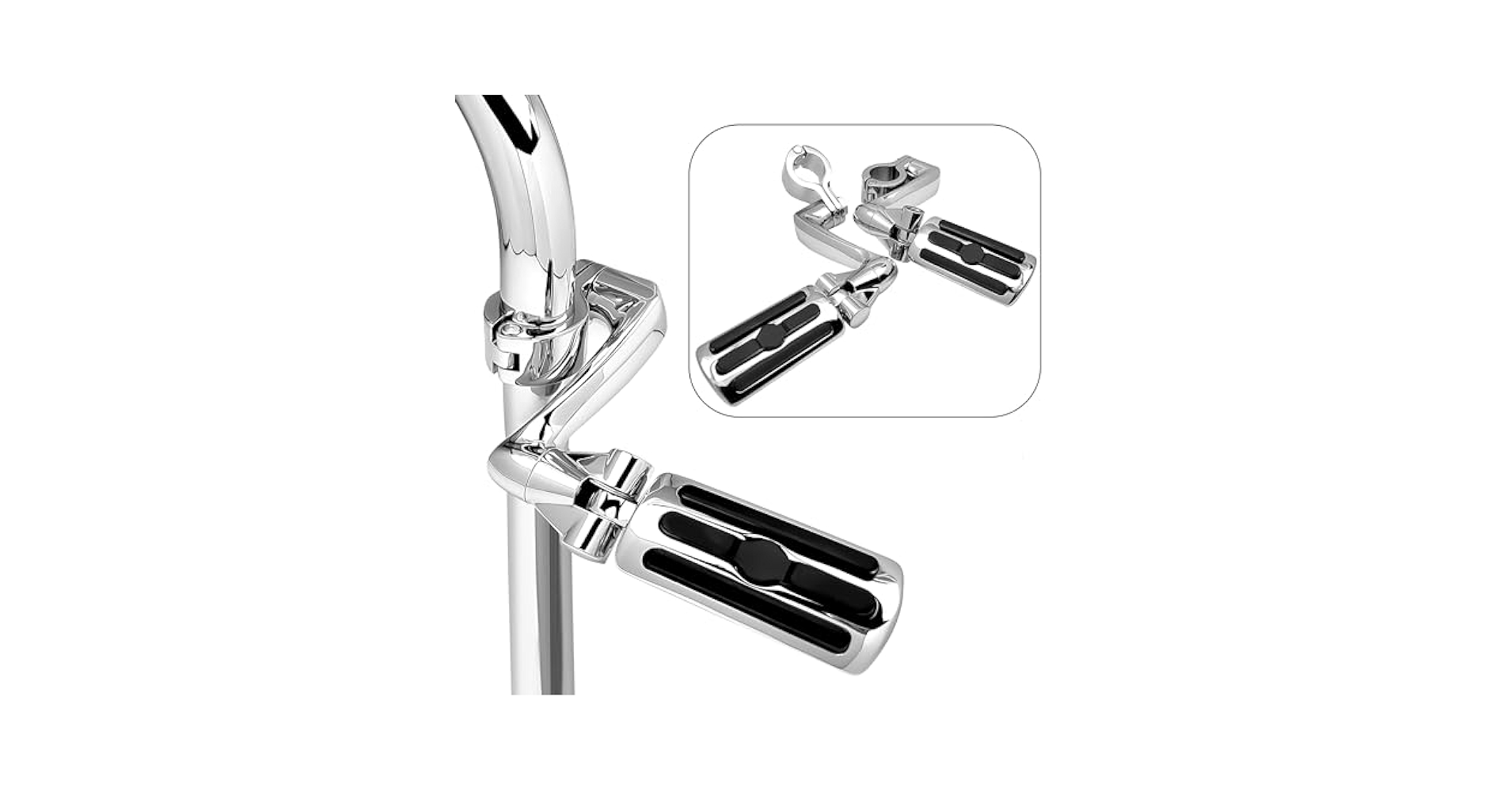 ハーレーHurley　バナー Biltwell Punisher XL Foot Pegs H-D Rider - Polished
